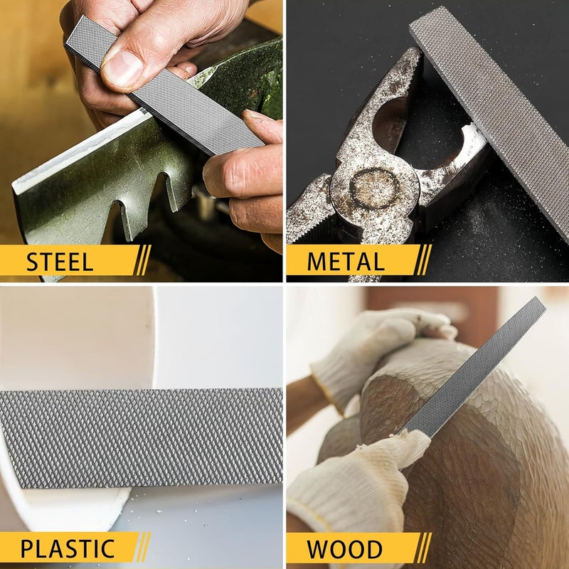 TARIST 10 inch Flat Metal File, Professional Carbon Steel file, Tool Sharpener for Professionals and DIY - Image 3